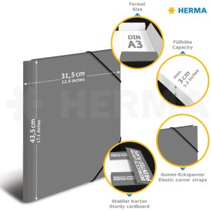 HERMA folder A3 cardboard - painting