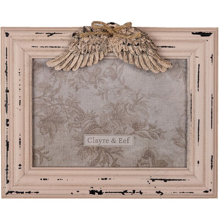 Clayre & Eef Baroque Photo Frame 2F0887 pink 24x3x19 cm - 13x18 cm