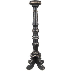 Clayre & Eef 5H0519 Candlestick Ø 16x65 cm Black