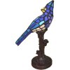 LumiLamp 5LL-6102BL Table Lamp Tiffany 15x12x33 cm E14-max 1x25W Blue