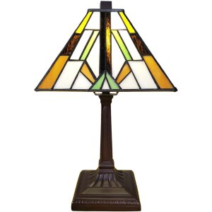 LumiLamp 5LL-6109 Table Lamp Tiffany 20x20x34 cm E14-max...