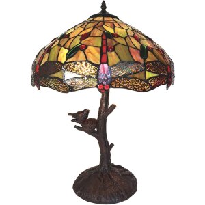 LumiLamp Table Lamp Tiffany Ø 41x57 cm E27-max...