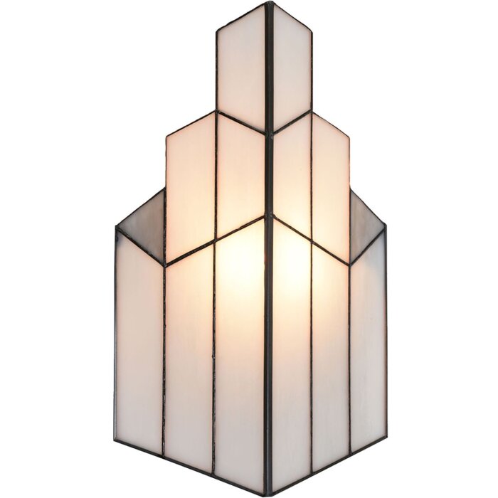 LumiLamp 5LL-6121 Wall lamp Tiffany 36x4x21 cm - E14 (max. 1x 40 Watt) Beige