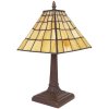 LumiLamp 5LL-6140 Table Lamp Tiffany Ø 20x38 cm E14-max 1x40W Yellow