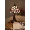 LumiLamp 5LL-6141 Table Lamp Tiffany Ø 20x37 cm E14-max 1x25W Violet