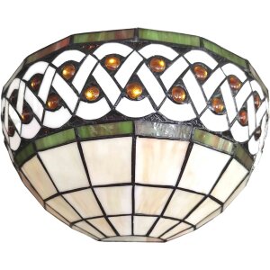 LumiLamp 5LL-6150 Wall Lamp Tiffany 31x15x21 cm E27-max...