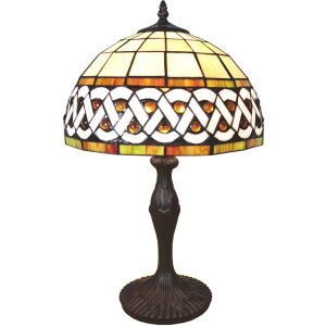 LumiLamp 5LL-6153 Table Lamp Tiffany Ø 31x43 cm...