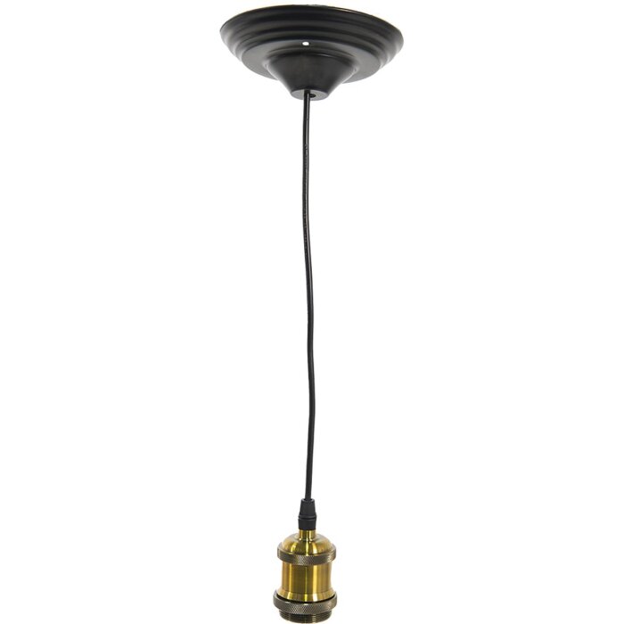 LumiLamp 5LL-95GO Lamp Hanger 150 cm E27-max 1x60W Gold-coloured, Black