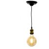 LumiLamp 5LL-95GO Lamp Hanger 150 cm E27-max 1x60W Gold-coloured, Black