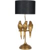 Clayre & Eef 5LMC0006 Table Lamp Ø 33x79 cm E27-max 1x60W Gold Parrots