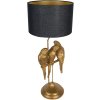 Clayre & Eef 5LMC0006 Table Lamp Ø 33x79 cm E27-max 1x60W Gold Parrots