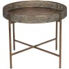 Clayre & Eef 5y0756 Side table copper color ø 60x50 cm