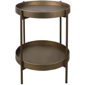 Clayre & Eef 5y0882 Side table copper color ø...