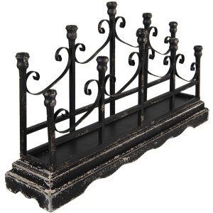 Clayre & Eef 5y0952 Candlestick Black 79x18x46 cm