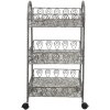 Clayre & Eef 5y0982 Shelf gray 37x26x80 cm