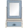 Clayre & Eef 62s242 Standing mirror blue 25x14x38 cm