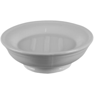 Clayre & Eef 64935 Soap dish white ø 14x5 cm