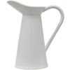 Clayre & Eef 64936 Water Pitcher 23x13x25 cm Ceramic White