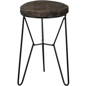 Clayre & Eef 64939 Plant table Brown ø 13x22 cm