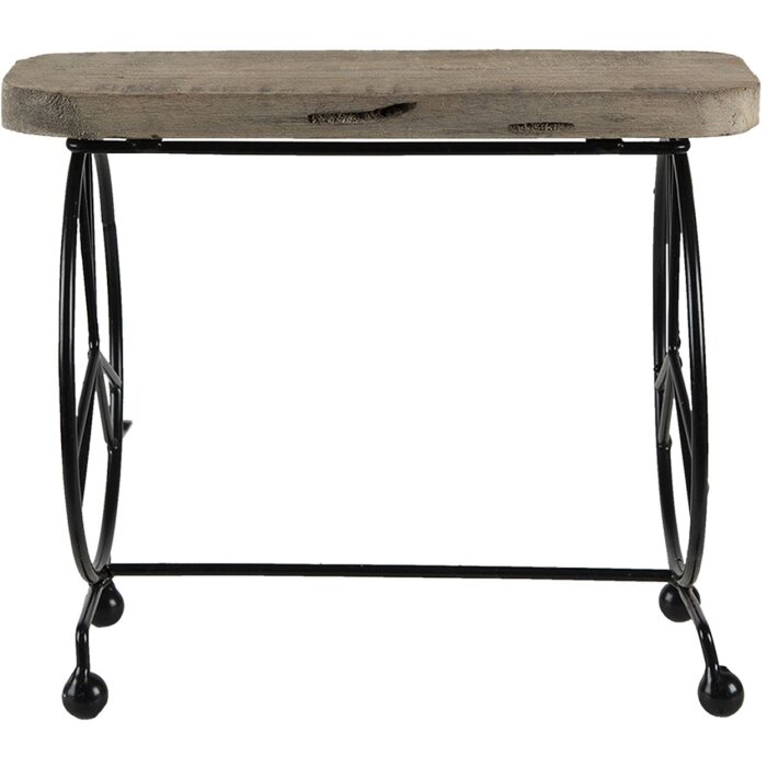 Clayre & Eef 64945 Plant table Brown 26x16x22 cm