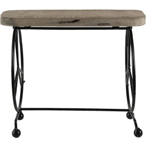 Clayre & Eef 64945 Plant table Brown 26x16x22 cm