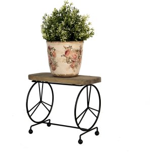 Clayre & Eef 64945 Plant table Brown 26x16x22 cm