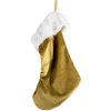 Clayre & Eef 64957 Christmas stocking deco Brown 30x1x45 cm