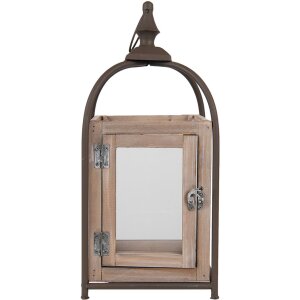 Clayre & Eef 64958 Lantern Brown 19x19x46 cm