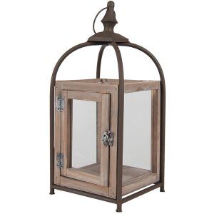 Clayre & Eef 64958 Lantern Brown 19x19x46 cm