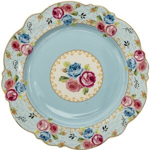 Clayre & Eef 6ce1280 Tableware Breakfast Plate Blue...