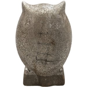 Clayre & Eef 6ce1306 Deco Owl Grey 15x10x23 cm