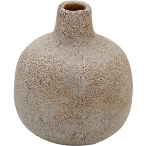 Clayre & Eef 6ce1318 Deco Vase Beige ø 9x9 cm