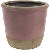 Clayre & Eef 6ce1380l Flower pot for indoor Pink, Beige ø 16x15 cm