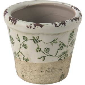 Clayre & Eef 6ce1384s Flower pot for indoor Green,...