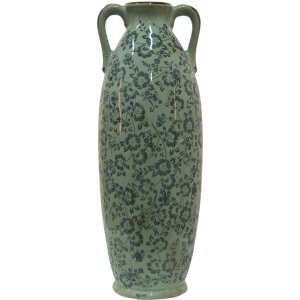 Clayre & Eef 6ce1393l Deco Vase Blue, White ø...