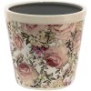 Clayre & Eef 6ce1409m Flower pot for indoor White, Pink ø 15x14 cm