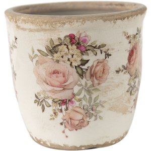 Clayre & Eef 6ce1421l Flower pot for indoor Pink,...