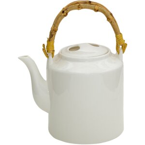 Clayre & Eef 6cete0096 Teapot White 1500 ml