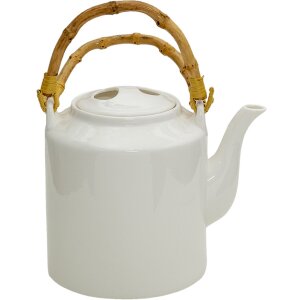 Clayre & Eef 6cete0096 Teapot White 1500 ml