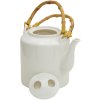 Clayre & Eef 6cete0096 Teapot White 1500 ml