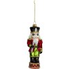 Clayre & Eef 6gl3321 pendant jewelry nutcracker red, green 6x4x17 cm