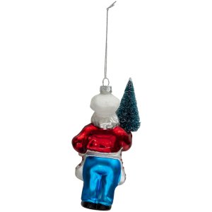 Clayre & Eef 6gl3326 Pendant jewelry Santa Claus red,...