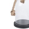 Clayre & Eef 6gl3367 Glass Bell Jar Black 17x17x28 cm