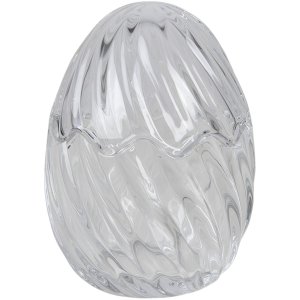 Clayre & Eef 6gl3384 Bonbonniere with lid Egg...