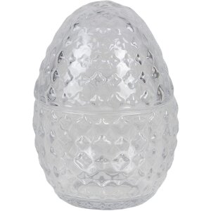 Clayre & Eef 6gl3385 Bonbonniere with lid Egg...