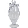 Clayre & Eef 6gl3387 bonbonniere with lid cow Transparent ø 8x19 cm