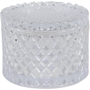 Clayre & Eef 6gl3391 Bonbonniere with lid Transparent...