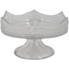 Clayre & Eef 6gl3396 Decorative bowl crown Transparent ø 21x12 cm