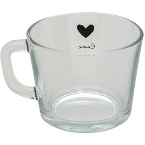 Clayre & Eef 6gl3519 Tea glass transparent 450 ml