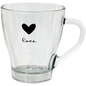 Clayre & Eef 6gl3710 tea glass transparent 11x8x10 cm...